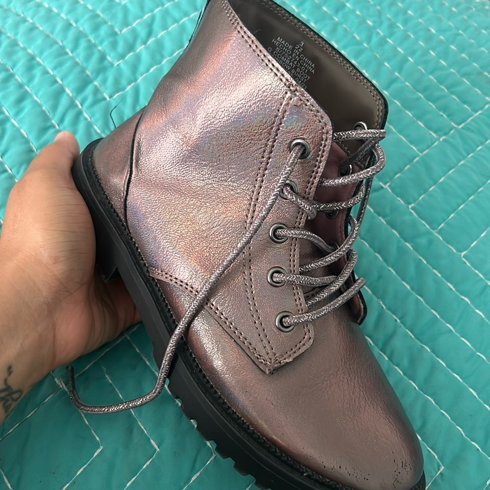 Old navy girls combat boots